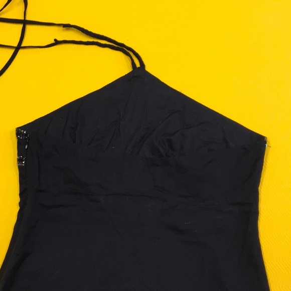 Lovely Used Bebe Beaded Halter Top SzXS - Picture 3 of 4